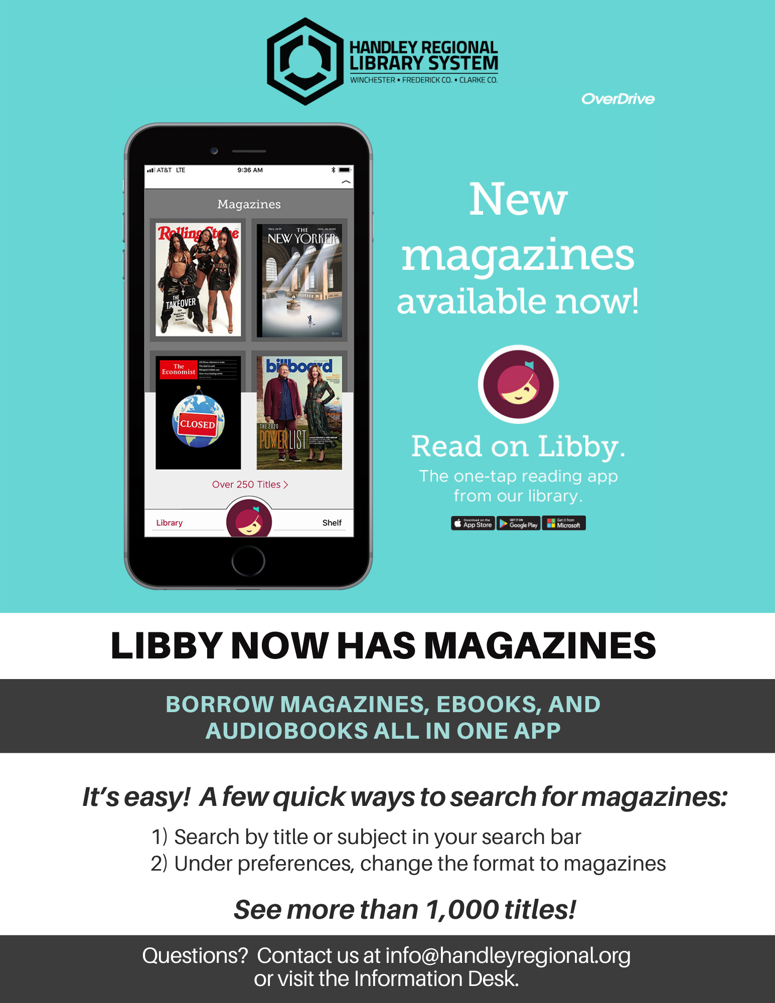 How to Read Magazines on Libby and Online Handley Regional Library System